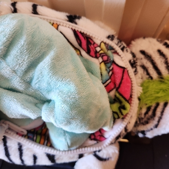 Kids Happy nappers stuffed zebra - Picture 5 of 8